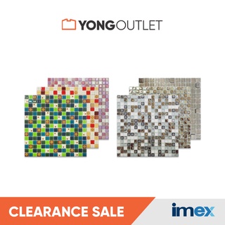 IMEX กระเบื้องโมเสคแก้ว รุ่น Imex Glass Mosaic ขนาด 30x30cm *ราคาต่อแผ่น* กระเบื้องโมเสค โมเสค โมเสคแก้ว Glass Mosaic