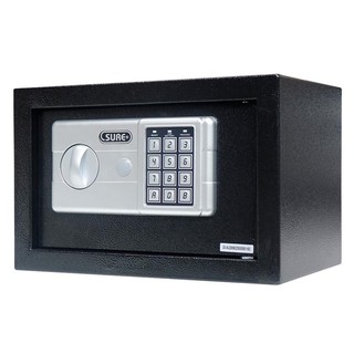 safe SAFE ELECTRONIC SYSTEM SURE ES-1A BLACK Office furniture Home &amp; Furniture ตู้นิรภัย ตู้นิรภัย ELECTRONIC SURE ES-1A