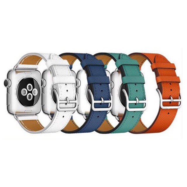 Mi Band สาย apple watch ใส่ได้ทั้ง 6 series SE/6/5/4/3/2/1 ขนาด 38/40 mm &amp; 42/44mm สายหนัง