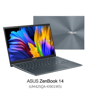 ASUS Notebook (โน้ตบุ๊คบางเบา) ZENBOOK 14 (UM425QA-KI901WS) AMD R9-5900HX/Ram16GB/SSD 512GB/Radeon Graphics(INTEGRATED)/ #4