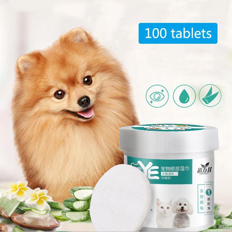 Pet Eyes Cleaning Wipes Paper Towels Dogs Cats Tears Remover Non intivating Grooming Wet Wipe