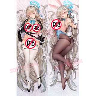 Ichinose Asuna Blue Archive Dakimakura ปลอกหมอนอิงโซฟา แบบนิ่ม ลายอนิเมะญี่ปุ่น Otaku ขนาด 50x150 ซม. DK2494