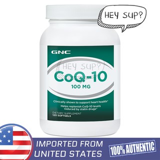 GNC CoQ10 100mg 120 Softgels