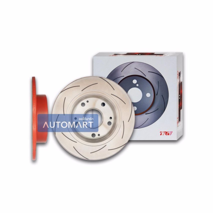 TRW จานเบรกเซาะร่องหลัง HONDA CIVIC FD,CIVICFB 1.8 DF7459XSS จำนวน 1 คู่