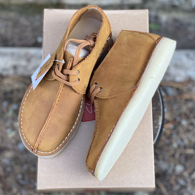 clarks desert trek brown leather