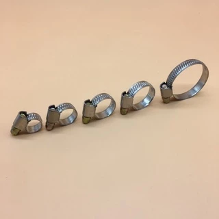 เหล็กรัด เข็มขัดรัดท่อ แคมป์รัดสแตนเลส​ แบบปรับขนาดได้ ขนาด (8mm-40mm)