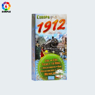 เกมกระดาน To Ride Board Game ( 1912 Eu Edition )