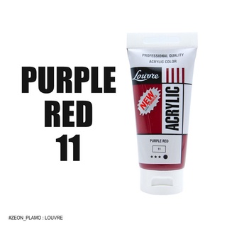 LOUVRE 11 Acrylic Color Purple red