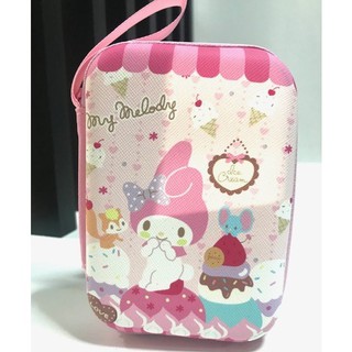 MY MELODY 2H กล่องใส่ Pwb, HDD , หูฟัง ,Size L ลาย MY MELODY งานดี evaกันกระแทก ขนาด13.5x9.5x3.5cm สวยงาม  BY MANOPNEST