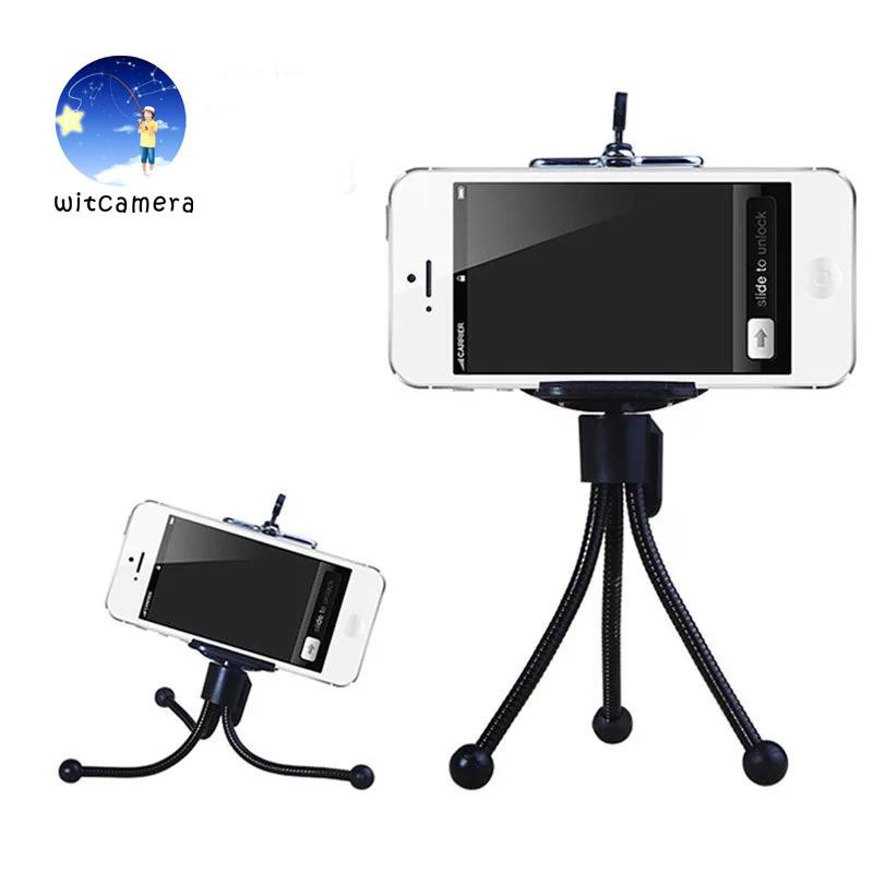 Mini Mobile Phone Three Tripod Desktop Three Tripod Hose Spring Small Tripod Metal Small Hose Three 