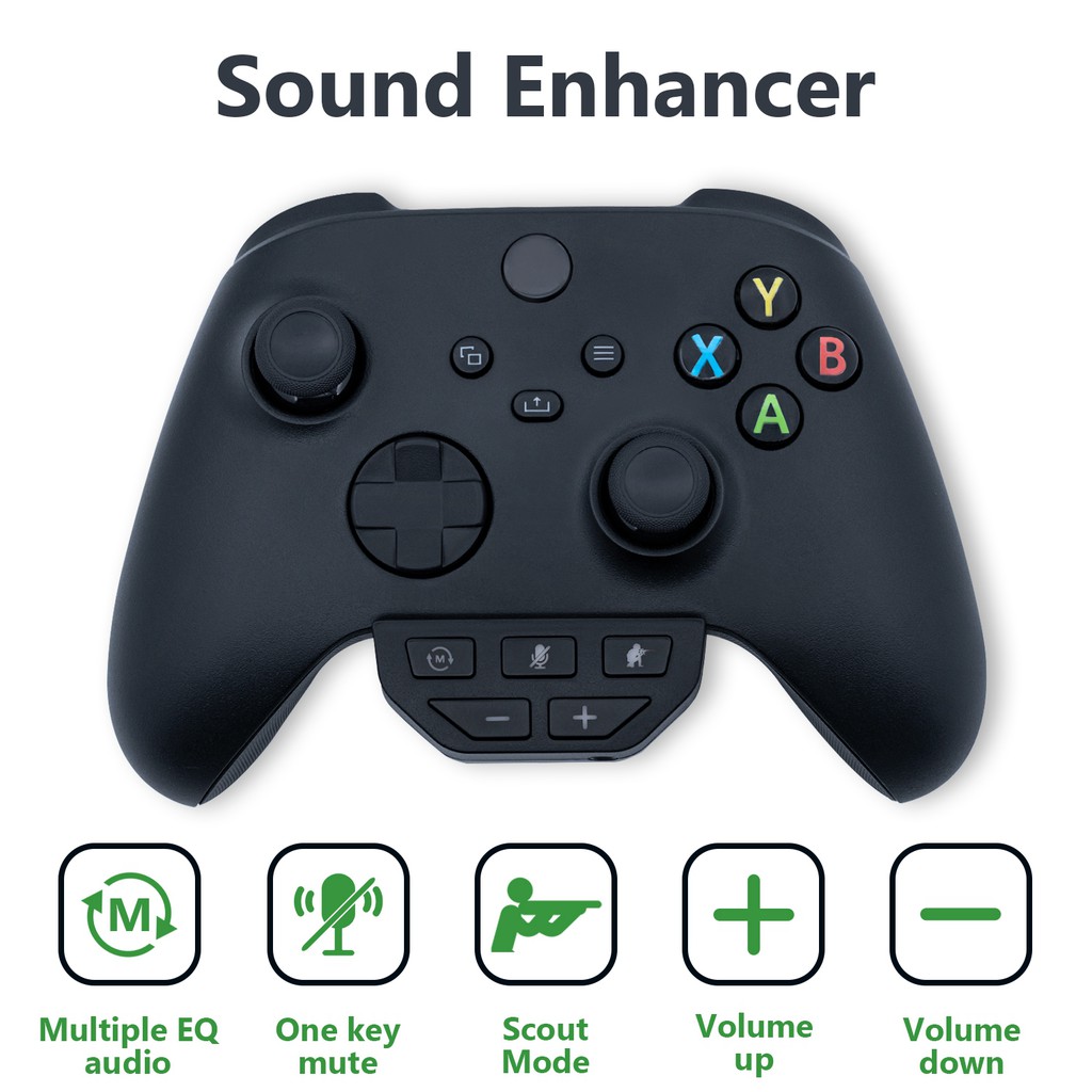 Xbox Series S/Series X/Xbox one/Xbox one S Handle Sound Enhancer Adapter พร้อมแจ็ค 3.5 มม.