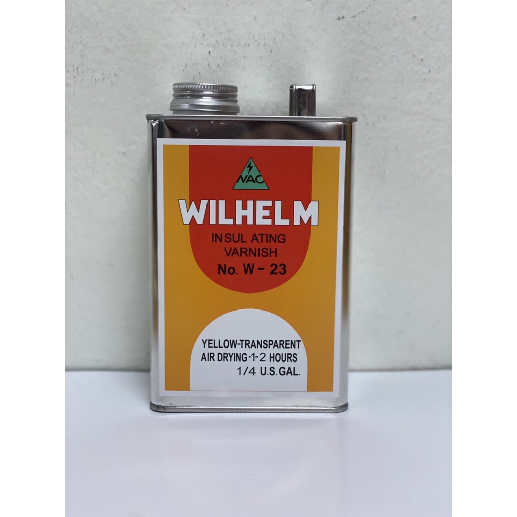 Wilhelm น้ำยาวานิชอาบขดลวด No. W-23 กระป๋องเล็กขนาด 1/4