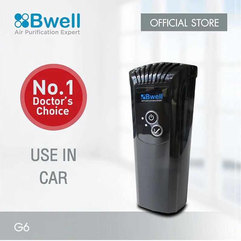 Bwell Air Purifier Car เครื่องฟอกอากาศในรถยนต์ 3 ขั้นตอน รุ่น G6 | Shopee  Thailand