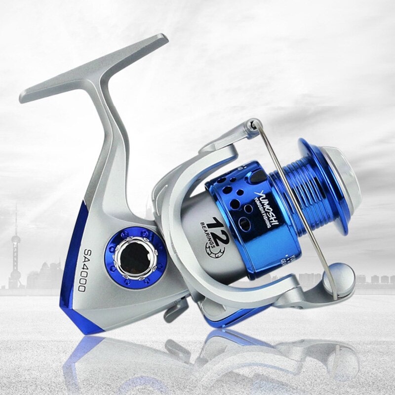 ใหม่จัดส่งฟรี Reel Yumoshi Sa4000 / Sa2000 Series Spinning Fishing Reel 5.5:1