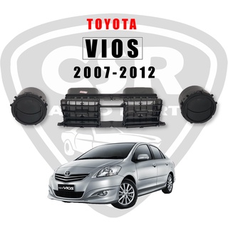 ช่องลมแอร์ / ช่องแอร์ TOYOTA VIOS 2007-2012 สีดำ (อันกลาง/อันข้าง/ครบชุด) พร้อมส่ง