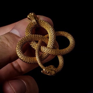 [Handmade] Rattlesnake Pendant พวงกุญแจ/สร้อยคอ