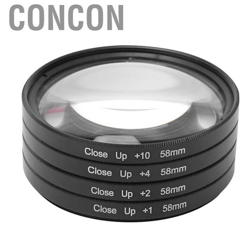 ฟิลเตอร์เลนส์มาโคร 58 มม . เหมาะสําหรับ Canon / Nikon / Sony Cam #8