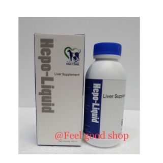 Hepo-Liquid Exp.07/2024 วิตามินบำรุงตับ สุนัขและแมว กำจัดสารพิษขับของเสียในตับ (ชนิดน้ำ 100 ml)