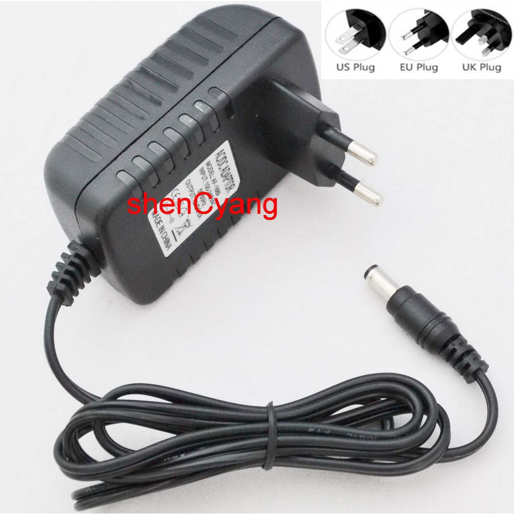 อะแดปเตอร์พาวเวอร์ซัพพลาย DC 9V 2A 1.6A 1A AD-24 24ES AD18 สําหรับเครื่องพิมพ์ฉลาก brother Dymo Labe