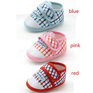 BABYWORLD รองเท้าผ้าใบ พื้นนุ่ม มีกันลื่น สีสันน่ารัก สำหรับเด็ก