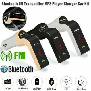 CAR G7 บูลทูธเครื่องเสียงรถยนต์ เครื่องเล่น MP3 ผ่าน USB SD Card