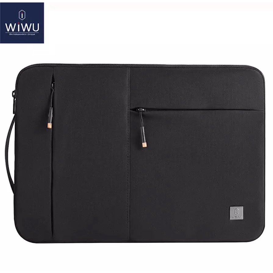 พร้อมส่งจากไทย WiWU Alpha Slim Sleeve กระเป๋าใส่แล็ปท็อป ซองใส่โน๊ตบุ๊ค ซองใส่ mac แบบพกพา ผ้ากันน้ำ ของแท้100%