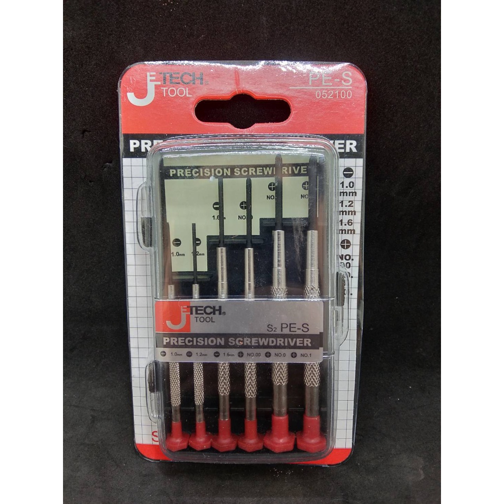 ไขควงชุด 6 ตัว J-Tech PE-S (6924982003979)