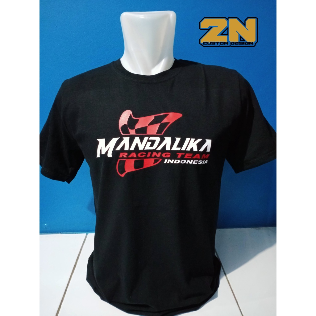 เสื้อยืดโลโก้รถจักรยานยนต์ Moto GP MANDALIKA