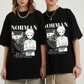 เสื้อผ้าผชเสื้อยืด พิมพ์ลายกราฟิกการ์ตูนอนิเมะ The Promised Neverland Emma Norman Ray แฟชั่นฤดูร้อน สไตล์ญี่ปุ่น สําหรับ