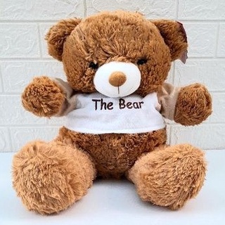 ตุ๊กตาหมีใส่เสื้อ The Bear ขนาด17"(ของใหม่)