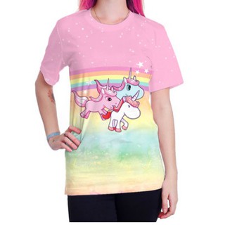 เสื้อยืด ยูนิคอร์น วิ่งเล่น Unicorn พร้อมส่ง