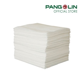 Pangolin (แพงโกลิน) แผ่นดูดซับน้ำมัน Polypropylene100% รุ่นCLNS0040 สีขาว