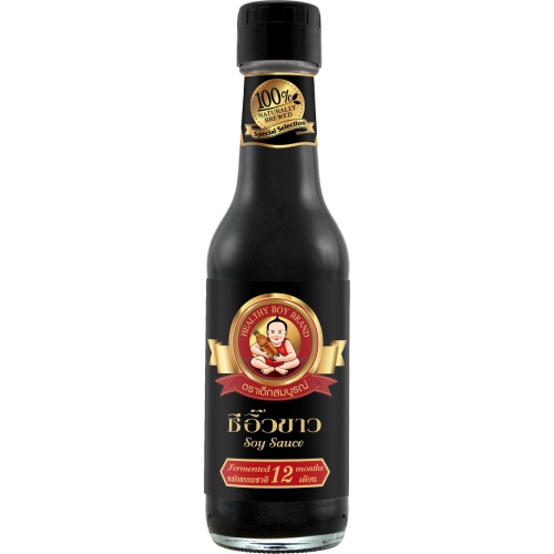 ตราเด็กสมบูรณ์ ซีอิ๊วขาวพรีเมี่ยม  250 มล. / Deksomboon Brand Premium Soy Sauce 250 ml