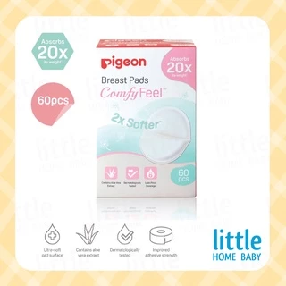 Pigeon แผ่นซับน้ำนม Comfy Feel รุ่นสัมผัสนุ่ม เบาสบายผิว ขนาด 12,30,60 ชิ้น แถม 18 ชิ้น