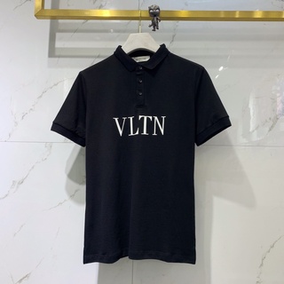 Valent1n0 เสื้อยืดแขนสั้น คอกลม ผ้าฝ้าย พิมพ์ลายโลโก้ตัวอักษร ปลาหมึก ไม่เป็นขุย แฟชั่นฤดูร้อน สําหรับผู้ชาย 2021