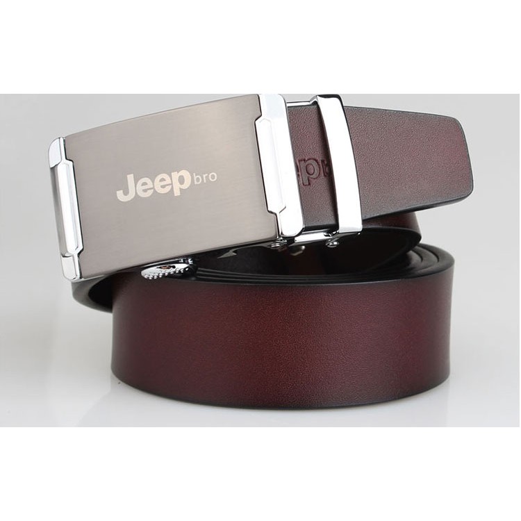 jeep เข็มขัด เข็มขัดคลาสสิค หนังวัวแท้ 100%