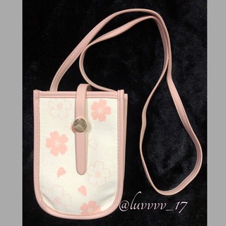 New Starbucks China 2021 Pink Sakura Cherry Blossom Bag.