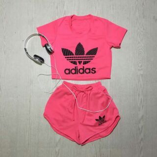 Set crop top+ short pants