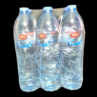 น้ำดื่ม aro 3 ขวด ขนาด1500 มล. เอโร่ น้ำดื่ม 1500 มิลลิลิตร น้ำขวด น้ำเปล่า น้ำขวดกลาง น้ำขวดใหญ่ drinking water แพ็ค 3