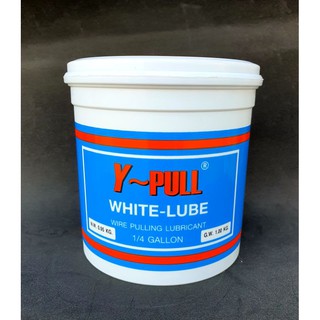 Y-Pull น้ำยาร้อยสายไฟ ขนาด 1 กก. สีขาว wire pulling lubricant 1/4 แกลลอน &lt;ไม่เกิน 9 กป./ออเดอร์&gt;