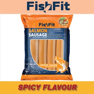 Fishfit Salmon Sausage : Chilli Flavor ไส้กรอกปลาแซลมอน รสพริกสด