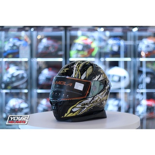 หมวกกันน็อค BILMOLA HELMETS DEFENDER 2021 TOXIN SILVER GOLD (No.09)