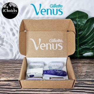 [Gillette] Venus Extra Smooth Swirl Razors for Women, 1 Razor + 4 Blade Refills ยิลเลตต์ วีนัส ชุดมีดโกน สำหรับผู้หญิง