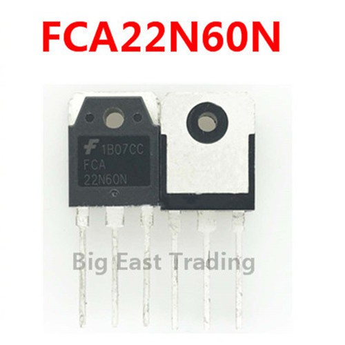2 ชิ้น FCA22N60N 22N60 5 ชิ้น TO-247 รับประกันคุณภาพ pxc8