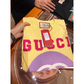 เสื้อยืด Gucci  สีเหลือง size "Xs"