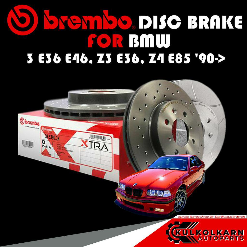 จานเบรกหน้า BMW SERIES 3 E36 E46, Z3 E36, Z4 E85 (HC) 90-> (D09 5390 3X)(M09 5390 77)
