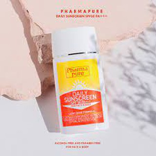 PharmaPure Daily Sunscreen SPF50 PA+++ โลชั่นกันแดดสูตรน้ำ เนื้อเบา