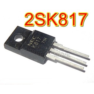 K817 , 2SK817 , NEC MOSFET N-Channel 60V 26A TO-220FP 1ตัว