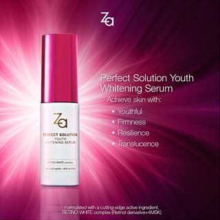 ZA perfect solution youth whitening serum 30ml.