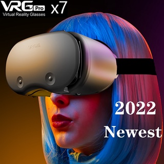 ราคา2022 VRGPRO X7 VR Virtual Reality 3D แว่นตา VR ชุดหูฟังสำหรับสมาร์ทโฟน 5.0 ถึง 7.0 นิ้วแบบเต็มหน้าจอ Visual Wide-Angle VR Box
